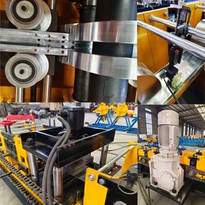 Strukturelle Kanal walzen form maschine C-Kanal-Maschine mit Schneide maschinen konstruktion Hersteller von Pfetten form maschinen - Product Image 3