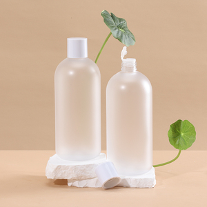 Abs bouchon à vis démaquillant Toner bouteille d'eau cosmétiques 500ml plastique PET <span class=keywords><strong>gommage</strong></span> pur rosée bouteille matériel d'emballage - Product Image 1