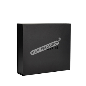 Caja de Regalo de Cartón Rígido Personalizada en Forma de Libro Negro con Cierre Magnético e Impresión de Logotipo para Empaque Premium - Product Image 3