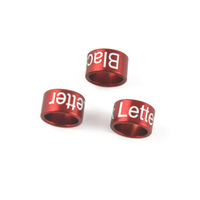 Anillas para Palomas de Competición FCI 2024 al por Mayor, Anillas de 8 mm para Palomas de Carreras, Personalizadas con Letras y Logotipo, Nuevo Diseño, Nuevo Color