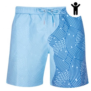 Pantaloncini da spiaggia per ragazzi che cambiano colore a temperatura costumi da bagno personalizzati costumi da bagno da spiaggia per ragazzi pantaloni da bagno per bambini che cambiano colore - Product Image 5