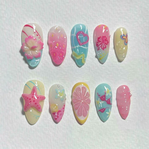 <span class=keywords><strong>Uñas</strong></span> Postizas al por Mayor, Forma de Almendra, Estilo Ciber Gótico, Plateadas Cromadas, para Fiesta, Reutilizables, <span class=keywords><strong>Uñas</strong></span> Artificiales, Gran Venta - Product Image 2