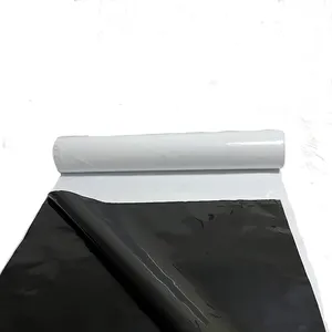 120um 150um 200um 250um 120 - 250 micron branco preto/branco à prova d'água para pisos de polietileno filme seguro/folha de proteção de piso