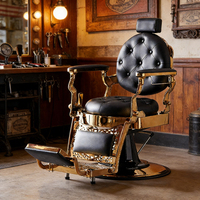 Mobilier de salon, équipement de coiffure, chaise de barbier, chaises de salon de coiffure pour hommes pas chères, chaise de barbier en métal