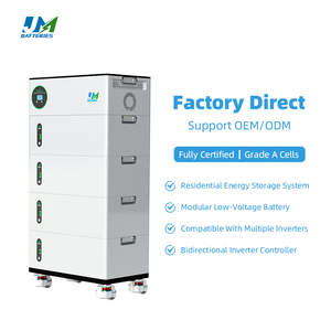 JM 10kW 6.2KW แบตเตอรี่15kWh 10kWh 48V สามารถวางซ้อนกันได้แหล่งจ่ายไฟฉุกเฉินสำหรับใช้ในครัวเรือนใช้ได้กับกริดไฮบริด - Product Image 2