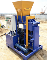 Machine très rentable SY2-25, machine hydraulique de fabrication de briques de terre emboîtables, machine à pavés au Sénégal