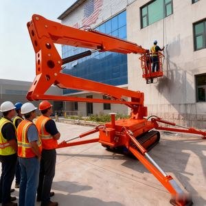 Plataformas de trabajo aéreo autopropulsadas a gran altitud Nuevos camiones diésel para manipulador de elevación de maquinaria de Material de construcción - Product Image 3