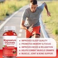Gummies au magnésium sans sucre, supplément de magnésium et potassium pour le sommeil et le soutien immunitaire, glycinate de magnésium 500mg