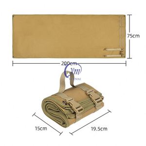 Tapis de tir et de chasse portable tactique imperméable antidérapant en nylon 900D pour sports de plein air, avec système Molle, enroulable - Product Image 5