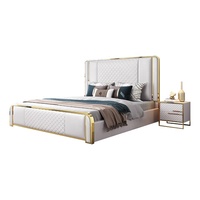 Hot Sale Mode Beauty Hotel Home Großhandel ODM Schlafzimmer Queen-Size-Leder moderne Luxus-Betten mit Lagerung