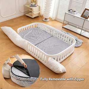 Lit pour chien de taille humaine, grande niche pour chien, tapis pour animaux de compagnie, canapé chaud et amovible pour l'hiver, lit paresseux pour se reposer et s'allonger - Product Image 3