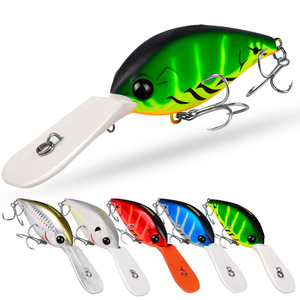 Señuelos de Pesca Crank de 12.5cm y 24.5g, Señuelo Duro con Ojos 3D, 5 Colores, Señuelos Artificiales Biónicos, Señuelo Flotante de Superficie - Product Image 1