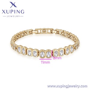 X001125876 Gioielli XUPING Bracciale Tennis da Donna Placcato in Oro 14k - Product Image 6