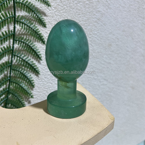 Dildos de Cristal de Cuarzo Rosa Pulido a Mano, Varita de Masaje de Ágata Musgosa, Tapones Anales de Obsidiana Negra para el Placer Femenino - Product Image 2