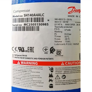 คอมเพรสเซอร์ Danfoss รุ่น SH140A4ALC 380-400V 50Hz ใช้สารทำความเย็น R410A สำหรับงานทำความเย็นและความร้อน - Product Image 4