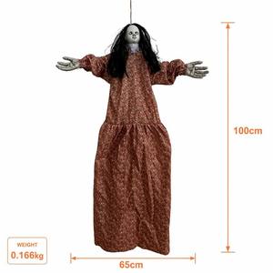 Bestseller Transfrontaliero: Grandi Decorazioni Floreali di Halloween in Plastica per Ragazze Adolescenti, Ornamenti Appesi per Esterni e Ingressi - Product Image 3