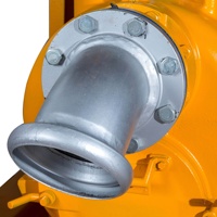 Machine centrifuge à amorçage automatique de pompe à eau d'égout à haute pression de moteur diesel de 6 pouces avec le tracteur
