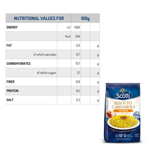 ข้าวริซอตโต้คาร์นาโรลีสำหรับทำอาหารเพื่อสุขภาพทำในประเทศอิตาลี - Product Image 3