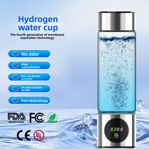 Bottiglia d'Acqua Idrogenata con Display LED, Nuova Tecnologia di Elettrolisi PEM 3000 <span class=keywords><strong>Ppb</strong></span>, Funzione di Bevuta e Inalazione - Product Image 4