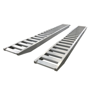 Portable 3Ton Aluminium Mobile <strong>Container</strong> <strong>Load</strong> <strong>Ramp</strong> Dock Levellers Utility Trailer Special <strong>Ramp</strong> for Small Excavators - Product Image 1