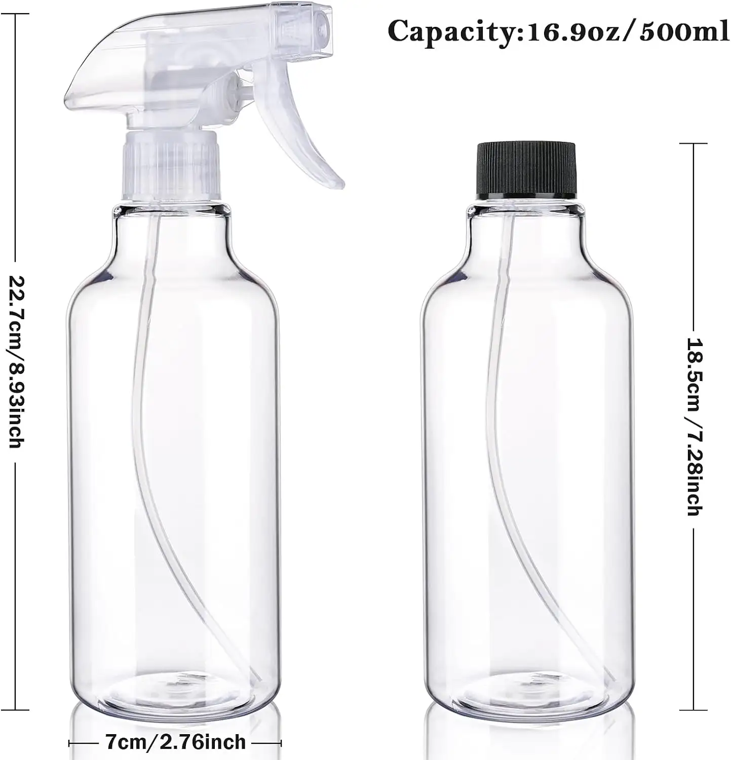 Пластиковые бутылки с распылителем, пустая бутылка для воды с туманом для очистки растений, эфирные масла для домашних животных, бутылки для напыления волос