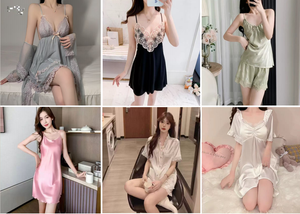 ชุดนอนผู้หญิงแบบใหม่ปี 2025 สไตล์ยุโรป-อเมริกัน ผ้าลูกไม้เนื้อแน่น เซ็กซี่ ระบายอากาศได้ดี ผ้าชีฟอง กระชับปานกลาง - Product Image 5