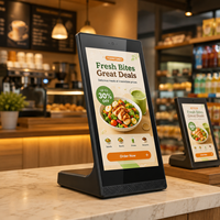 Tablette tactile Android 10,1 pouces pour restaurant, écran LCD de table, support PC, kiosque