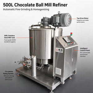 Macchina Raffinatrice per Cioccolato TUORONG Certificata CE, Mulino a Sfere in Acciaio Inox Commerciale - Product Image 3