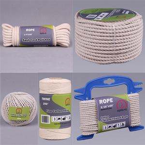 Su ordine All'ingrosso Naturale di Cotone Cavo di 5 millimetri <span class=keywords><strong>Macrame</strong></span> <span class=keywords><strong>Corda</strong></span> di Cotone - Product Image 6