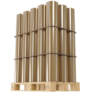 Film étirable imprimé sur mesure de haute qualité pour emballage de palettes, en LLDPE souple, résistant à l'humidité, pour machines, vente en gros depuis entrepôt européen - Product Image 4