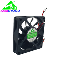 Kipas Aksial DC AMBEYOND AV-F7015 70x70x15mm Kipas Pendingin Tanpa Suara Bantalan Bola Ganda 5V 12V
