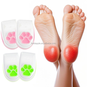 Coppe tacco in Gel di Silicone imbottitura inserti <span class=keywords><strong>per</strong></span> <span class=keywords><strong>scarpe</strong></span> <span class=keywords><strong>per</strong></span> fascite plantare mal di tacco, sperone osseo - Product Image 3