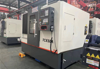 Tour CNC à banc incliné TCK50A, machine de tournage de métaux à guidage linéaire TCK50AY, centre de tournage CNC avec outils motorisés pour usinage de haute précision