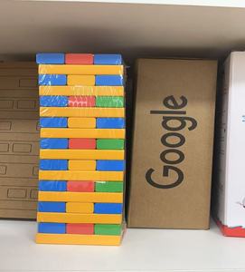 Jeu de construction en bois Strue, Tour à empiler pour adolescents et adultes, Jeux de société - Défi de construction et d'empilage, 54 pièces, Personnalisation acceptée - Product Image 1