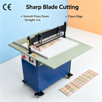 Petite machine de découpe de tissu en zigzag, mini coupeur de échantillons, couteau manuel droit et en zigzag pour tissu, dentelle et vêtements