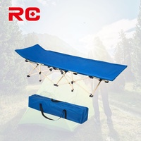 Cama de Campaña Plegable Impermeable, Silla Reclinable Resistente para Exteriores con 10 Patas de Soporte, Bolsa de Transporte Portátil y Mecanismo de Plegado Rápido