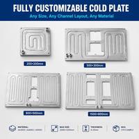 Plaque froide liquide en aluminium brasé sous vide haute performance, solution de refroidissement par eau personnalisée pour l'électronique de puissance
