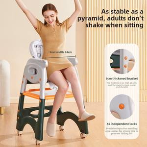 เก้าอี้ทานข้าวเด็กเล็ก ลิตเติ้ลมาสเตอร์ ดีมอร์นิ่ง เบบี้ ดีไซน์ทันสมัย ป้องกันการตก หลายฟังก์ชั่น วัสดุไม้ ปลอดภัยสำหรับเด็ก ใช้ในบ้าน - Product Image 1