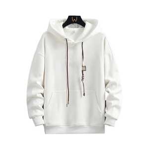 Wholesale Winter Knitted Y2K Oversized Loose Fit Heavyweight Fleece Fabric Sweatshirt Hoodies <b>Men</b> and Women Personalized LOGO - Product Image 1
