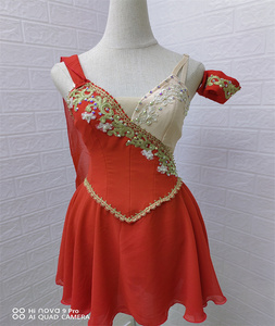 Nueva Falda <span class=keywords><strong>de</strong></span> baile <span class=keywords><strong>de</strong></span> <span class=keywords><strong>disfraz</strong></span> <span class=keywords><strong>de</strong></span> <span class=keywords><strong>Cupido</strong></span> profesional roja para mujer. Disfraces líricos-14 - Product Image 6