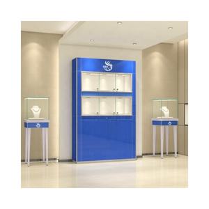 Vitrines optiques de salon mobiles Vitrine de cheveux Vitrine mobile Porte vitrée <span class=keywords><strong>Comptoir</strong></span> d'angle pour magasin - Product Image 1