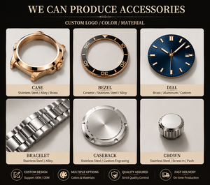 Designer <b>Watches</b> 18k Gold Custom <b>Watch</b> <b>Cases</b> Bracelet Dials <b>Watch</b> Accessories And Parts - Product Image 6