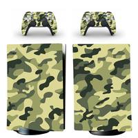 Nouvelle peau de protection en vinyle camouflage pour 5 manettes sans fil de console, accessoires de jeu - Ensemble combiné