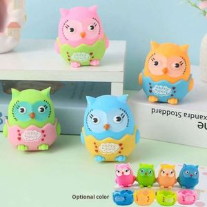 Owl Plush Soft Squeeze Toy with Personalized Logo/Text Option-Stress Relief Creative Animal Doll for Office Use & Gifts - Product Image 2