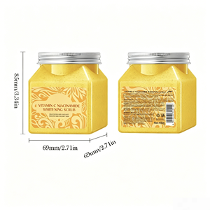 Gommage exfoliant et blanchissant pour le corps, à la fraise et à la papaye, pour le rajeunissement de la peau du visage et du corps, parfumé - Product Image 2