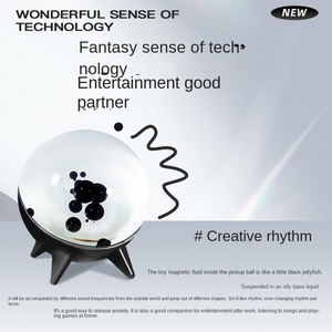 <span class=keywords><strong>Ferrofluide</strong></span> musique rythme lampe magnétique fluide ramassage haut-parleurs de bureau compagnon affichage visuel lampe danse aimant liquide jouet cadeau - Product Image 6