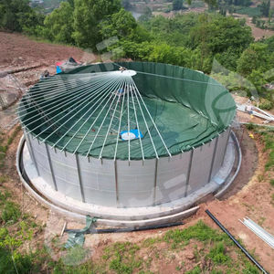 Tanque de Peces de Lona de PVC con Marco de Acero Galvanizado, Fácil de Instalar y Transportar, para Acuicultura/Piscicultura, Venta al por Mayor - Product Image 1