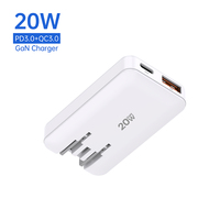 Chargeurs rapides USB-C PD 20W ultra pliables Tommox, chargeur USB C mobile pour tablette, double ports de charge Type-C, utilisation universelle, iPad