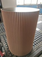 Panneaux muraux en MDF/placage bois cannelés super flexibles/Table basse Nouvelle décoration intérieure/meubles Vente directe d'usine