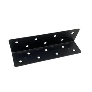 Support d'angle en acier laminé à froid 160 mm avec trous de 4,5 mm pour la fixation de quincaillerie de meubles - Product Image 2